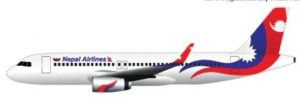 The new livery of Nepal Airlines Corporation. Photo: Courtesy to NAC