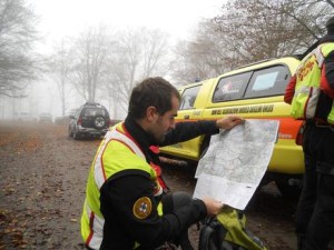 Il Soccorso Alpino durante le ricerche (Photo courtesy of Ansa.it)