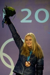 Lindsey Vonn durante le scorse Olimpiadi Invernali di Vancouver (Photo Duncan Rawlinson courtesy of Flickr/Wikimedia Commons)