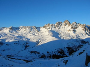 La zona del Passo San Pellegrino (Photo courtesy of Wikimedia Commons)