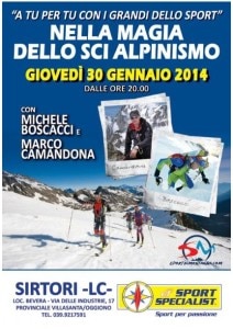 Serata sci alpinismo