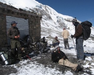 In this file photo trekkers are seen on their way at the Annapurna circuit trek. Photo: File photo