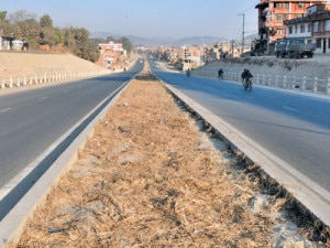 A newly constructed road in Kathmandu. Photo: NMF