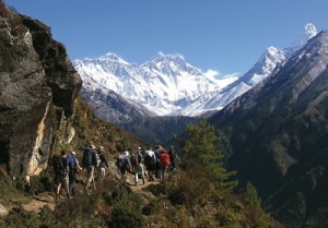 Trekking in Nepal is one of the most practiced activities by tourists. Photo: File photo