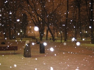 Le nevicate sulle Alpi dovrebbero iniziare in serata (Photo courtesy of Wikimedia Commons)