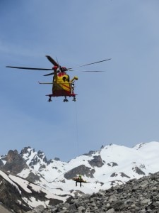 Eliccottero Soccorso alpino (Photo Cnsas Piemonte)