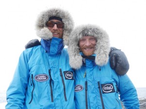 Ben Saunders e Tarka L’Herpiniere (Photo courtesy of scottexpedition.com)