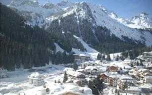 Arabba questa mattina (Photo courtesy www.belledolomiti.it/it/webcam)