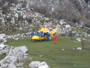 Intervento sull'Appennino laziale (Photo courtesy of Cnsas Lazio)