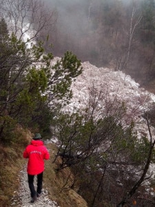 Il soccorso alpino in ricognizione a Pala Alta (Photo courtesy of Cnsas Veneto)