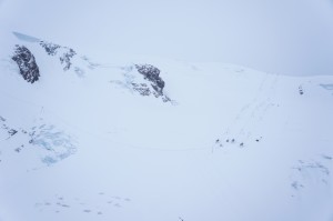 Il luogo dell'incidente a Zermatt (Photo courtesy of Poliza Cantonale Vallesana)