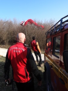 Uno degli interventi del weekend del Cnsas Veneto (Photo courtesy of Cnsas Veneto)