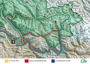 I trekking in programma nel Parco del K2