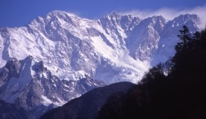 Kangchenjunga parete sud (Photo Carsten nebel - Wikipedia)