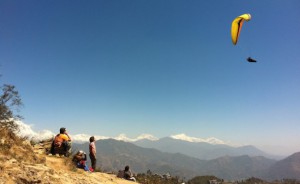 File photo of paragliding in Nepal.