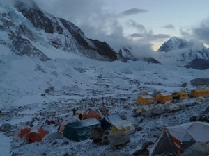 Campo base nepalese dell'Everest 