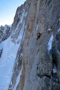 Luka Lindic su Rolling Stones (Photo Luka Krajnc www.petzl.com)