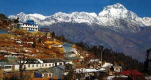 A view of Ghorepani. Image: www.nepalhilltrekking.com