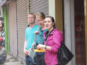 In this file photo, tourists seem traveling at Thamel in Kathmandu, Nepal. Photo: NMF/file.