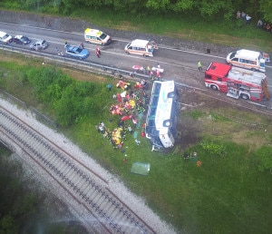 Il luogo dell'incidente (Photo courtesy of Cnsas Veneto)