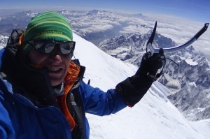 Denis Urubko in cima al Kangche da solo e da nord (Photo Denis Urubko  facebook)