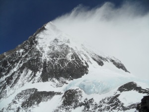 Everest vetta dal versante sud