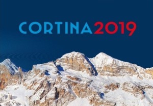 Il logo di Cortina d'Ampezzo per la candidatura ai Mondiali di sci alpino del 2019 (Photo courtesy of cortina2019.it/it/)