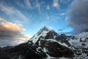 La vetta del Cervino vista dal versante svizzero (Photo Jeff Pang courtesy of Flickr)