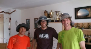 David Lama, Hansjorg Auer e Peter Ortner  (Photo hansjoerg-auer.at)