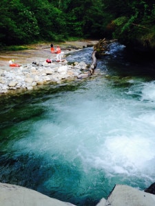 Il recupero sul Torrente Ardo (Photo Soccorso alpino veneto)