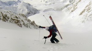 Kilian Jornet durante la salita record del McKinley (Photo courtesy of Summits of My Life)