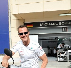 Micheal Schumacher nel 2012 (Photo Ryan Bayona courtesy of Flickr/Wikimedia Commons)