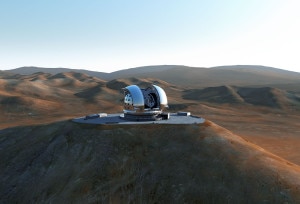 Come apparirà l'European Extremely Large Telescope una volta completato (Photo courtesy of www.eso.org)