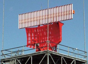 The lone radar at TIA. Image: file photo/agency.