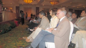 In this  September 25, 2012 file photo, Ev-K2-CNR committee President Agostino Da Polenza, along with Italian delegates during the Sixth National Conference on Science and Technology organised by Nepal Academy of Science and Technology (NAST). File photo/NMF 