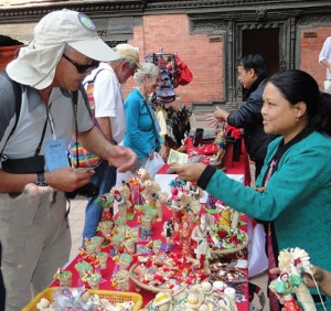 Tourists in ktm