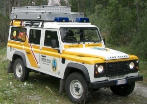 Un mezzo del Soccorso Alpino (Photo courtesy of Soccorso Alpino)