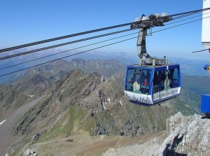 Funivia del Pic du Midi de Bigorre (Photo courtesy of Ben.popeye on Wikimedia Commons)