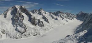 Aiguille d'Argentière e ghiacciaio