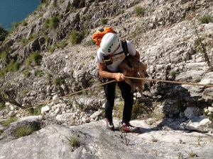 Intervento in val Marza sul Monte Baldo (Photo Cnsas veneto)