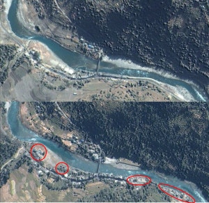 Google Earth Map of Sunkoshi.