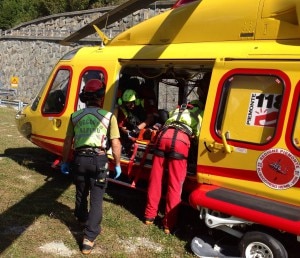L'intervento di soccorso a Ceresole Reale, nell'alta valle Orco (Photo courtesy of Soccorso Alpino XIIa Canavesana)