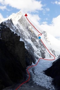 Gasherbrum V - la via dei coreani (Photo www.emountain.co.kr)