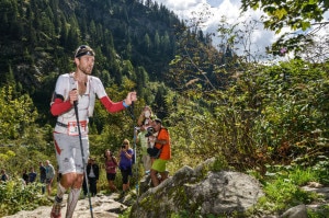 Il francese François D’Haene, vinvitore dell'UTMB (Photo The North Face Ultra-Trail du Mont-Blanc - Pascal Tournaire)