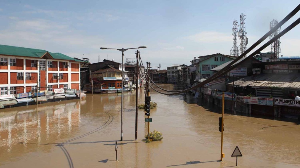 KASHMIR-SRINAGAR-FLOOD