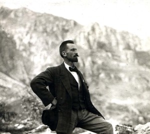 Eugenio Fasana in Grignetta nel 1921 (Photo courtesy of Archivio Fasana/Wikimedia Commons)