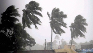 The cyclone wrecked homes, uprooted trees and power lines, blocked roads and damaged crops in the two states.