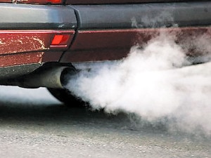 A 20- year old vehicle plying in a street of Kathmandu emitting smoke that has added pollution in the Capital city. File image source: NMF