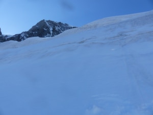 Monte Dolent, il luogo dell'incidente (Photo courtesy of Polizia Cantonale Vallesana)