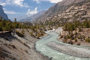 Il fiume Marsyangdi (Photo courtesy of Wikimedia Commons)